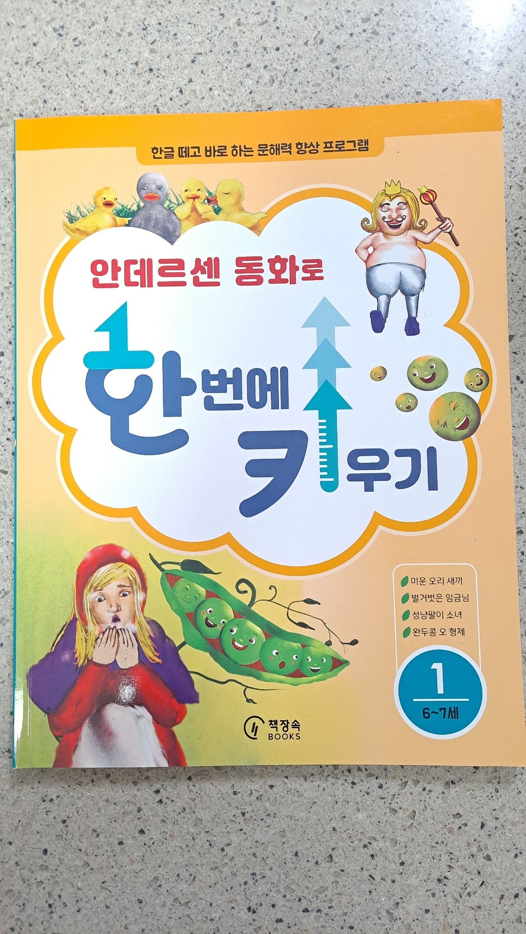 안데르센 동화로 한 번에 키우기 1:한글 떼고 바로 하는 문해력 향상 프로그램