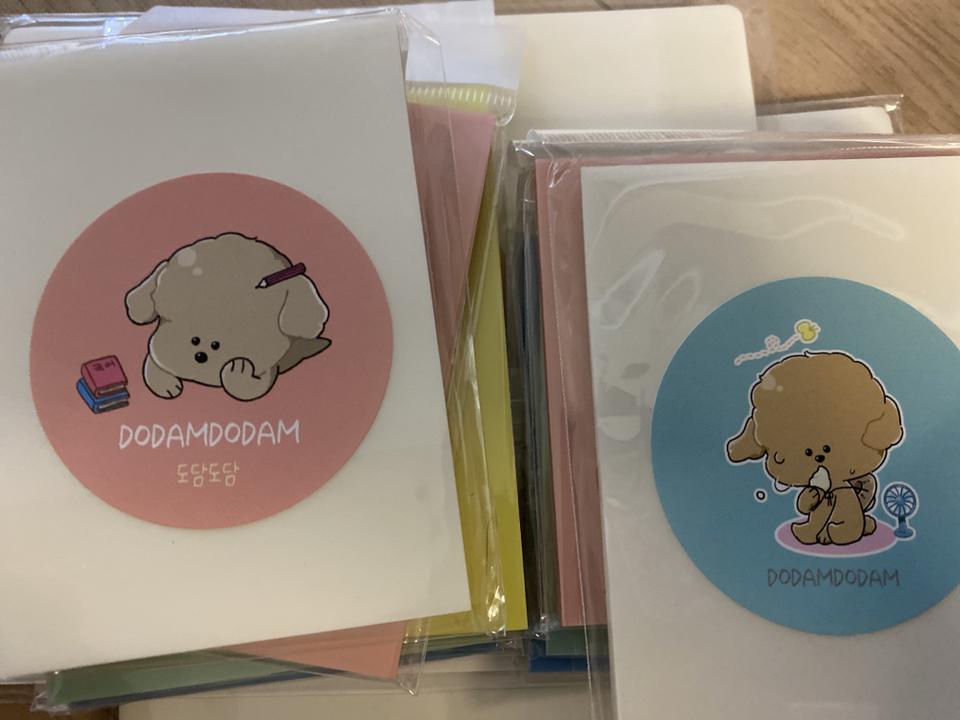 컬러 투명 점착 메모지 파스텔 반투명 스티키노트