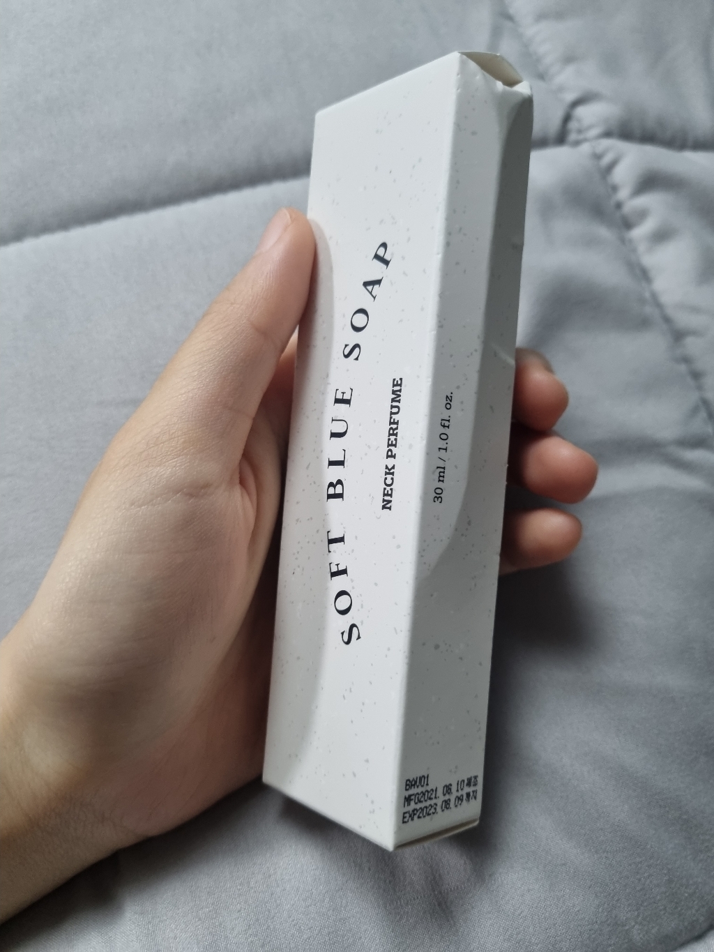 멈칫 넥퍼퓸 오 드 뚜왈렛 소프트블루 솝