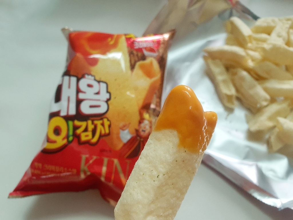 오감자 대왕 찍먹 크리미 칠리 소스맛 리뷰 후기