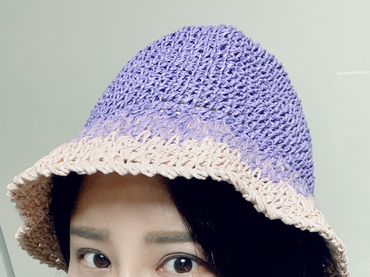 이코마켓 화사한 여성 여름 밀짚 벙거지모자 라피아햇 바캉스 비치 여행 휴가 여자 버킷햇 페도라 챙모자