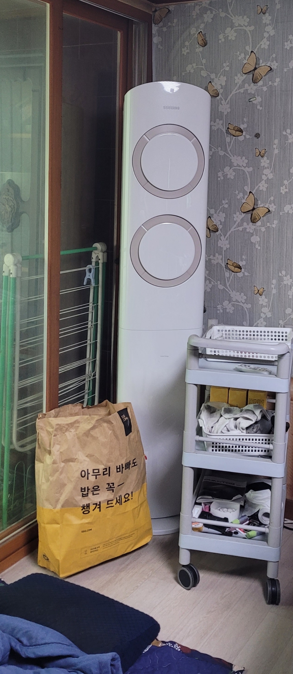 [삼성전자/AF17A6474TZRS] 21년형 멀티형에어컨 1형 Q9000 베이지 전국/기본설치무료 리뷰 후기