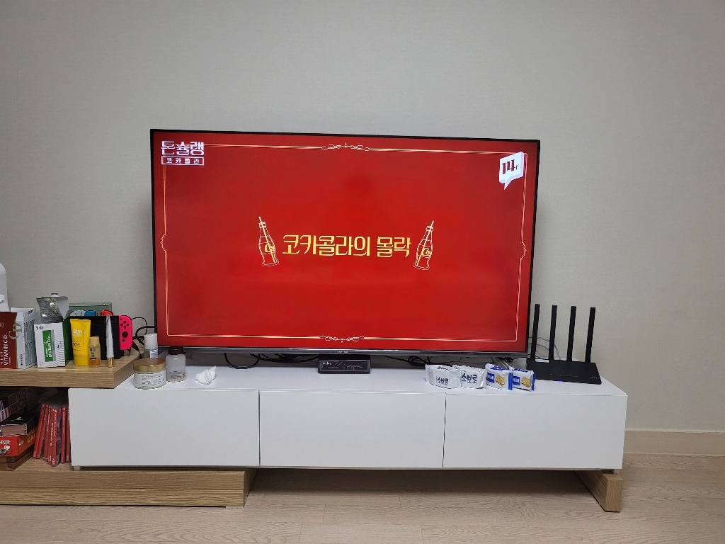 퍼니하우스 리안 확장형 tv장 선반 티비다이 거실장 1500 리뷰후기