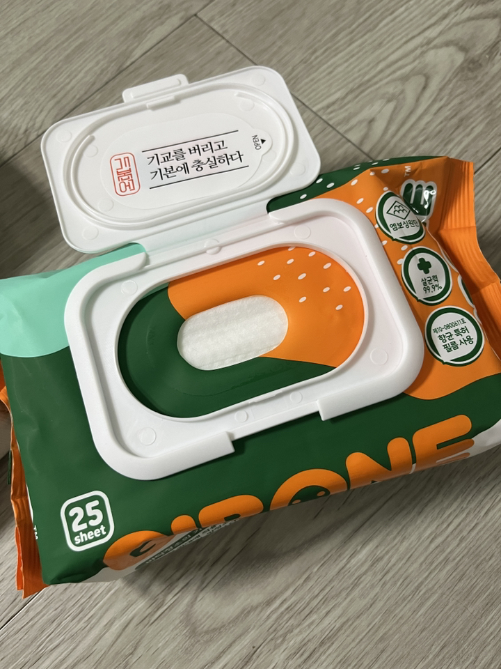 기본에 물걸레 청소포 캡형 25매 리뷰후기