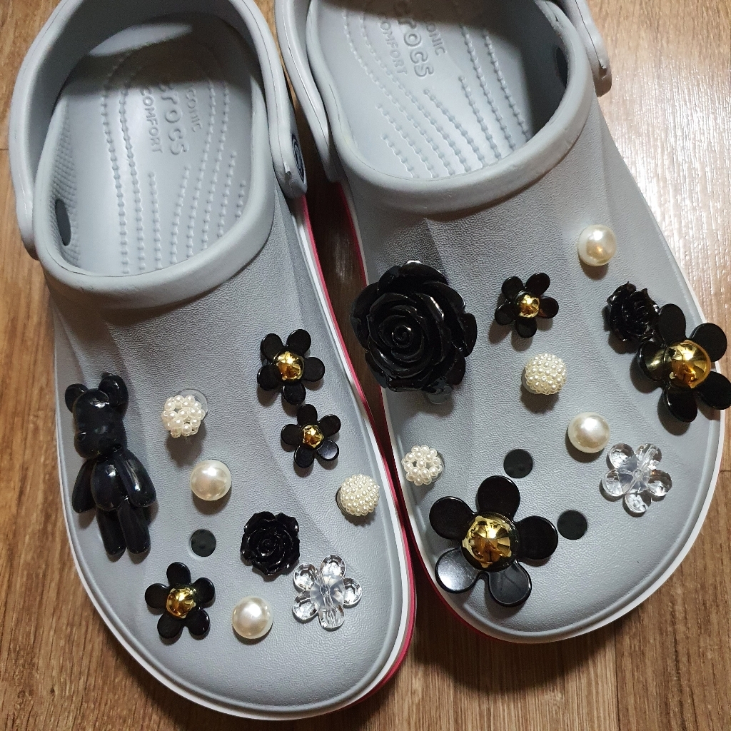 데이지 꽃 장미 곰돌이 진주 보석 파츠 리뷰 후기