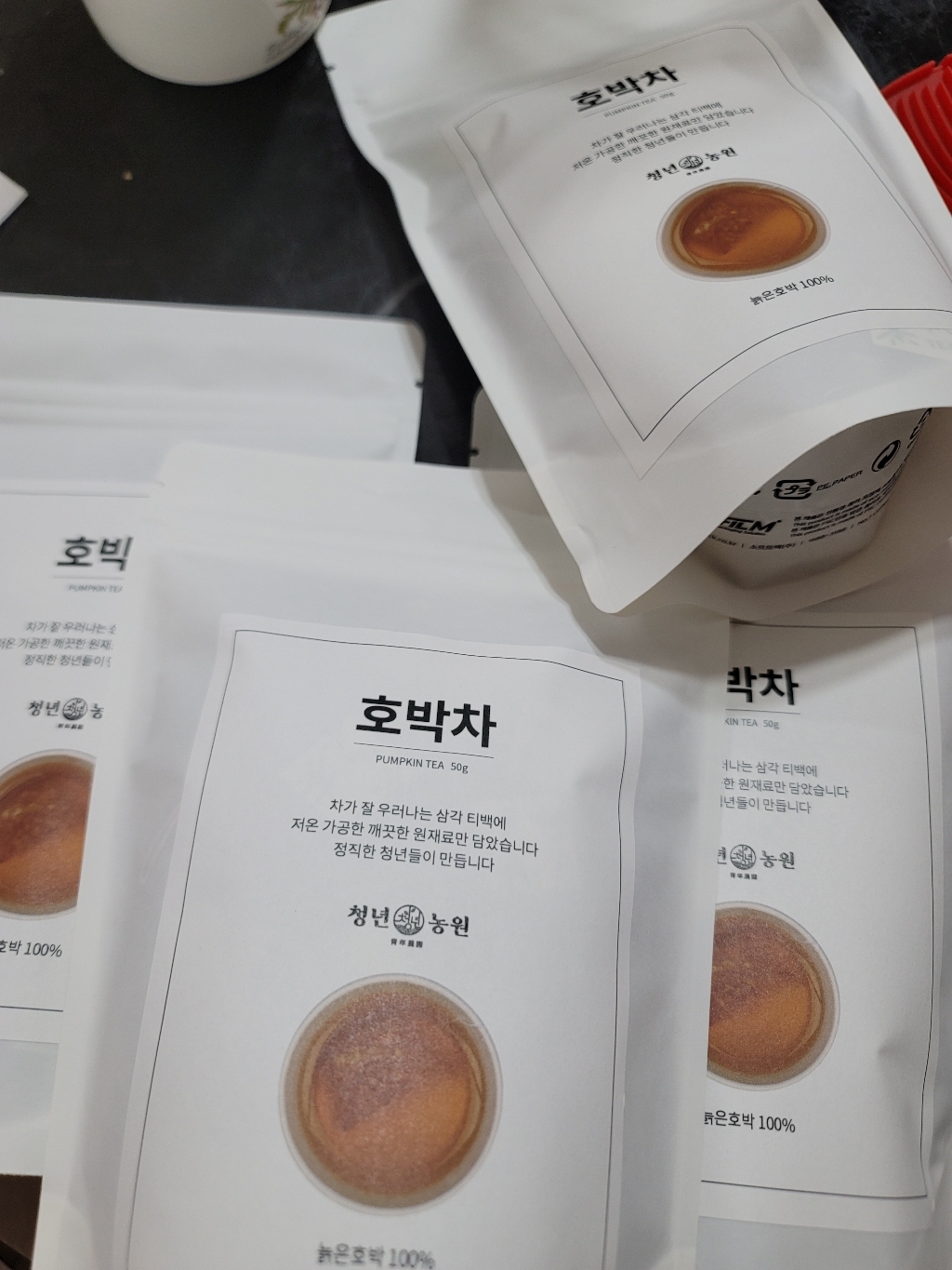 청년농원 저온가공 박차 삼각티백