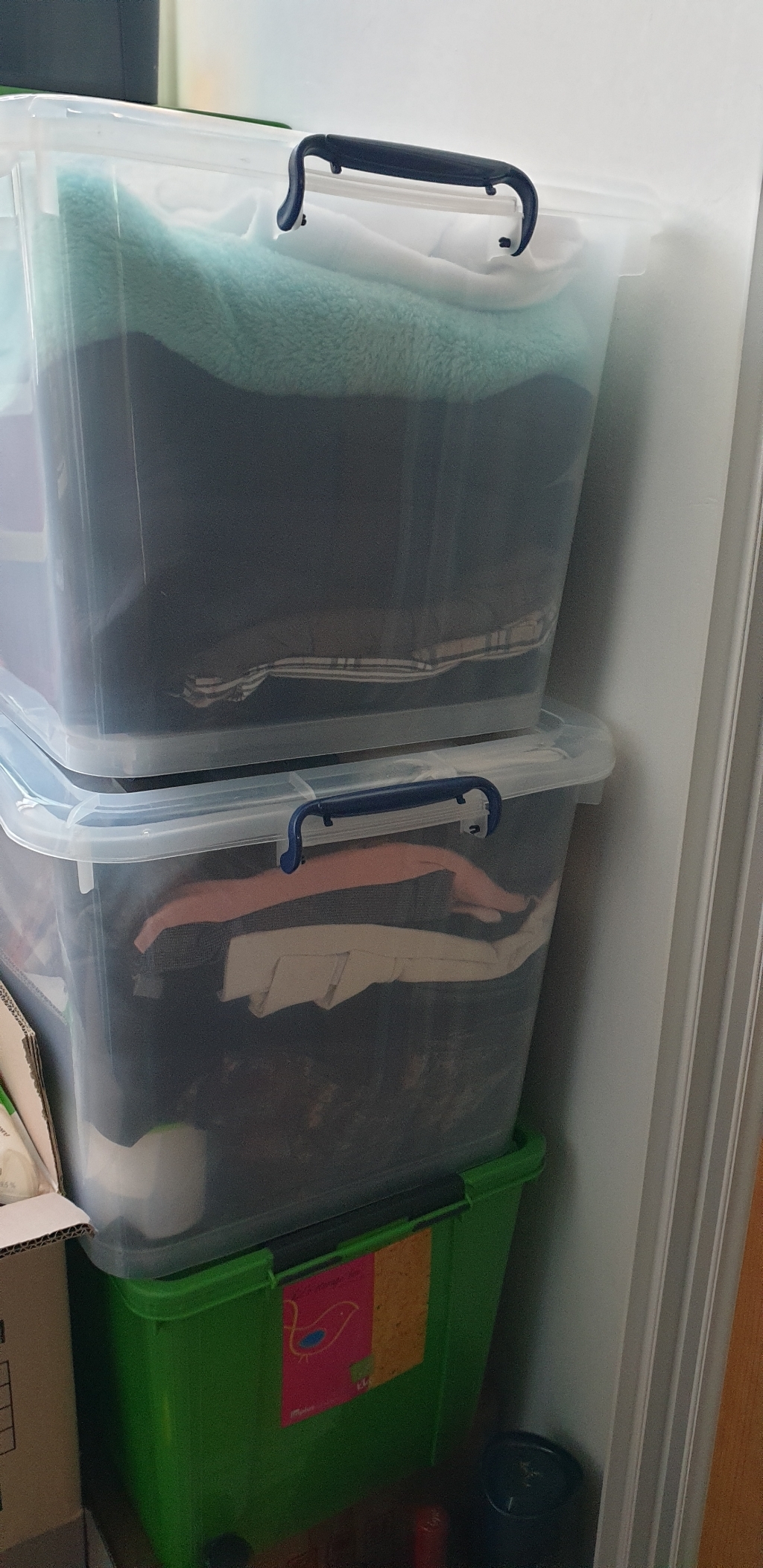 마이닝 투명 플라스틱 리빙박스 120L 리뷰후기