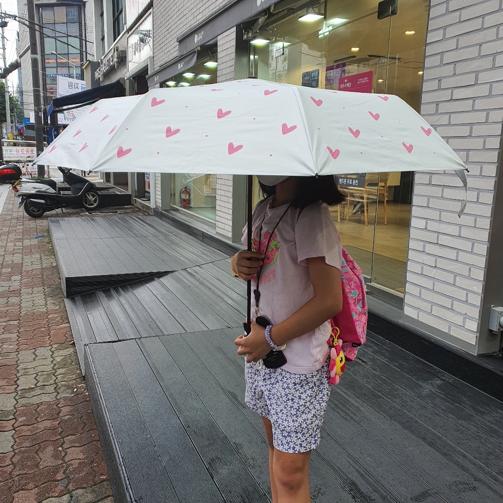 파스텔 자외선 차단 양산 겸 우산
