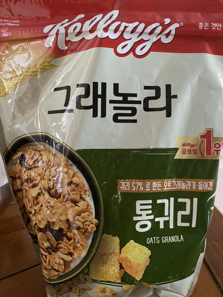 켈로그 통귀리 그래놀라