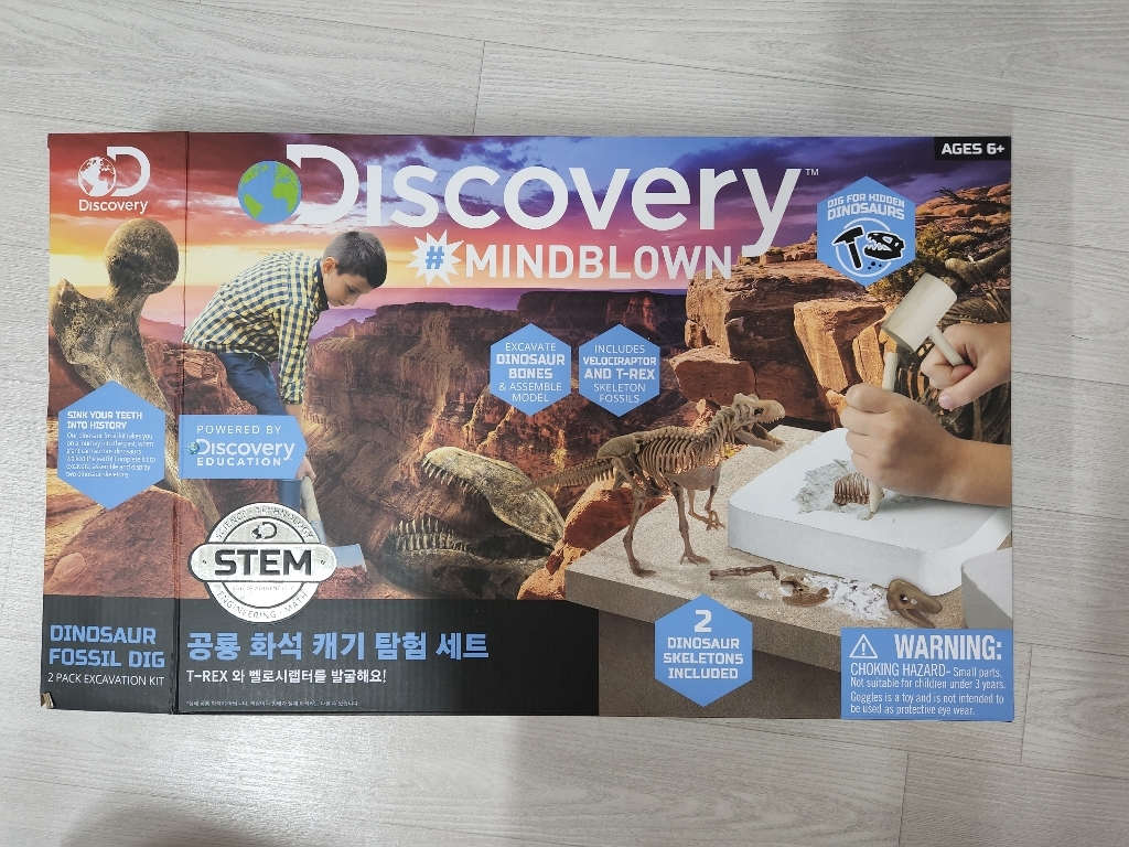 토이트론 디스커버리 공룡 화석 캐기 탐험
