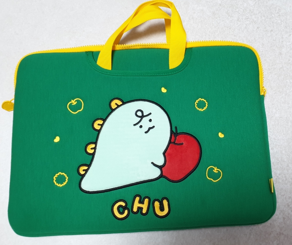 카카오프렌즈 니니즈 죠르디 손잡이형 노트북 파우치