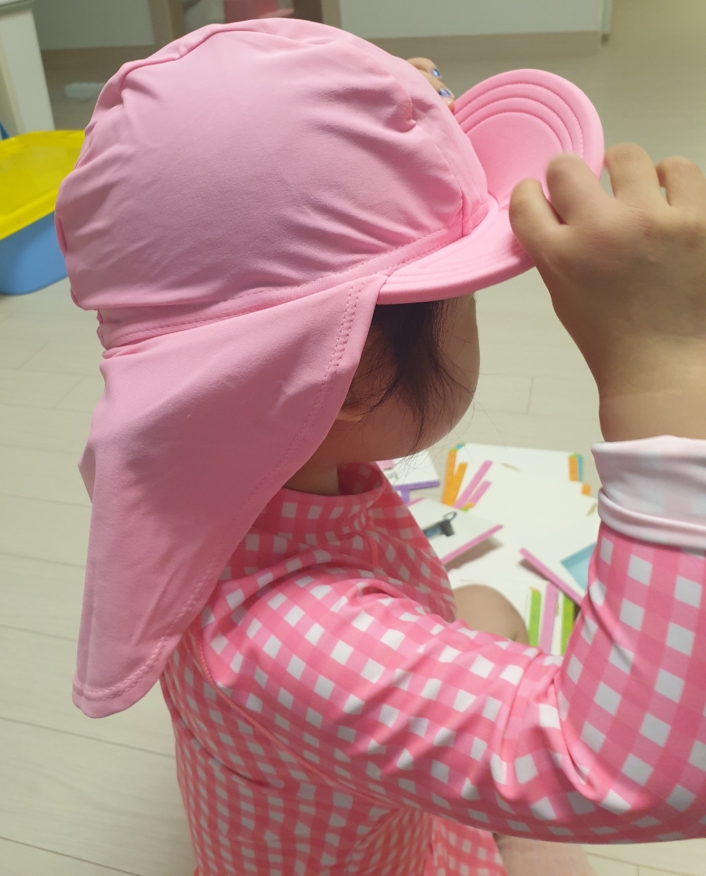 배냇베이비 UV 플랩캡 리뷰후기