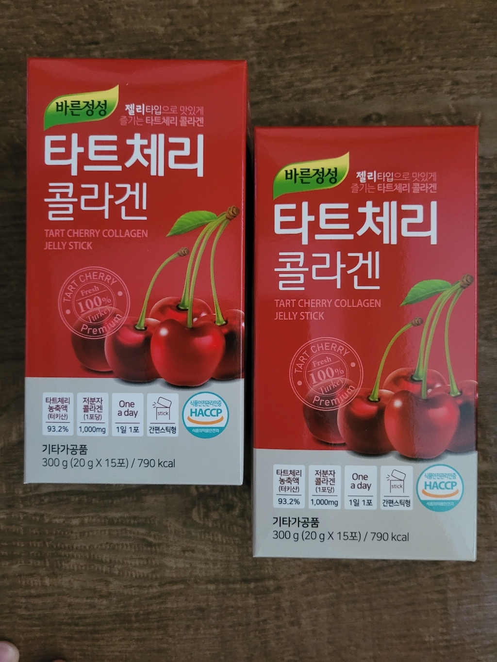 93 타트체리 농축액 바른정성 타트체리 콜라겐 60포
