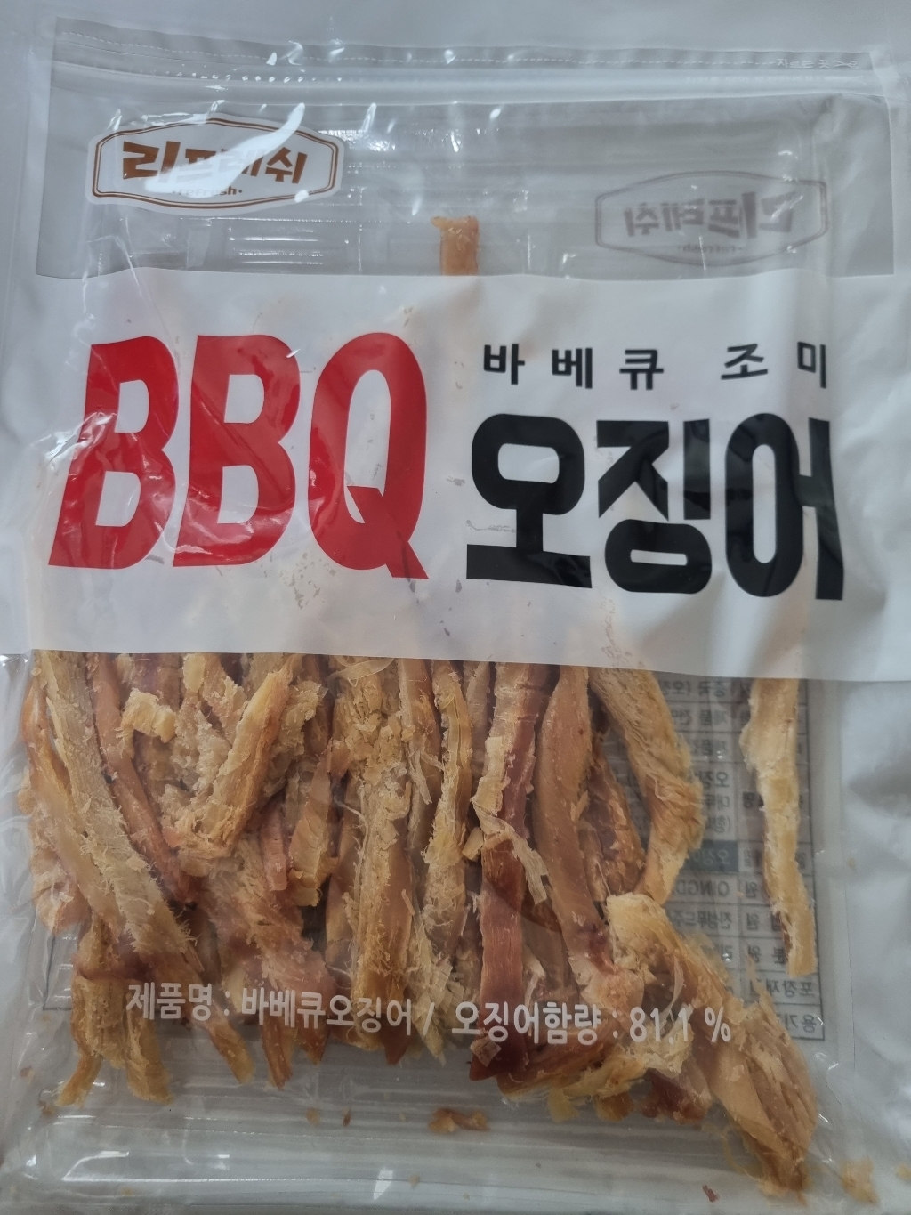리프레쉬 갈비오징어 바비큐 조미 BBQ 오징어