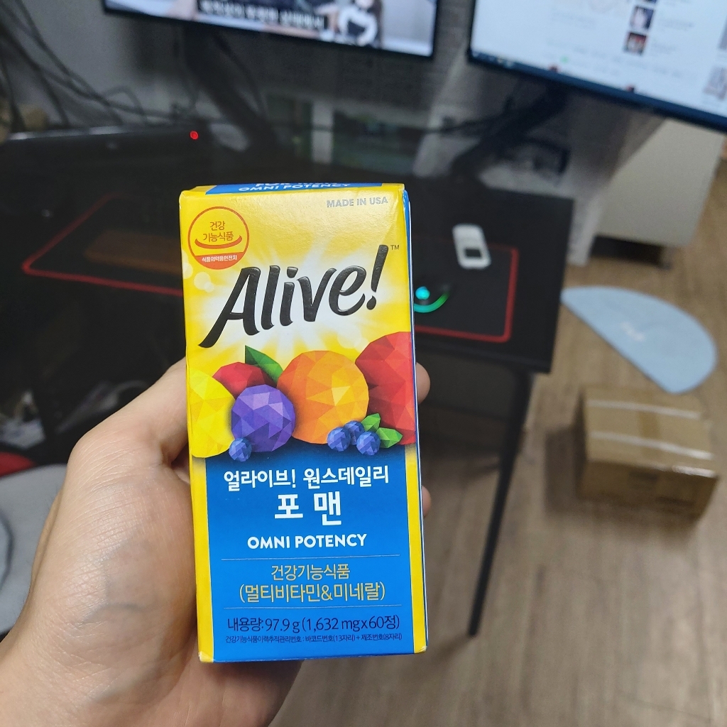 얼라이브 원스 데일리 포맨 멀티 비타민