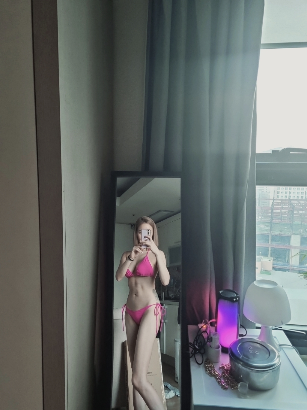 헤링본 유걸 비키니 모노키니 섹시 수영복 홀터넥 스트랩 피 블랙 핑크 휴양지 비치웨어 CE012