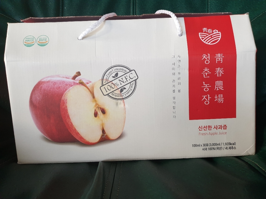 청춘농장 착즙 생 사과즙