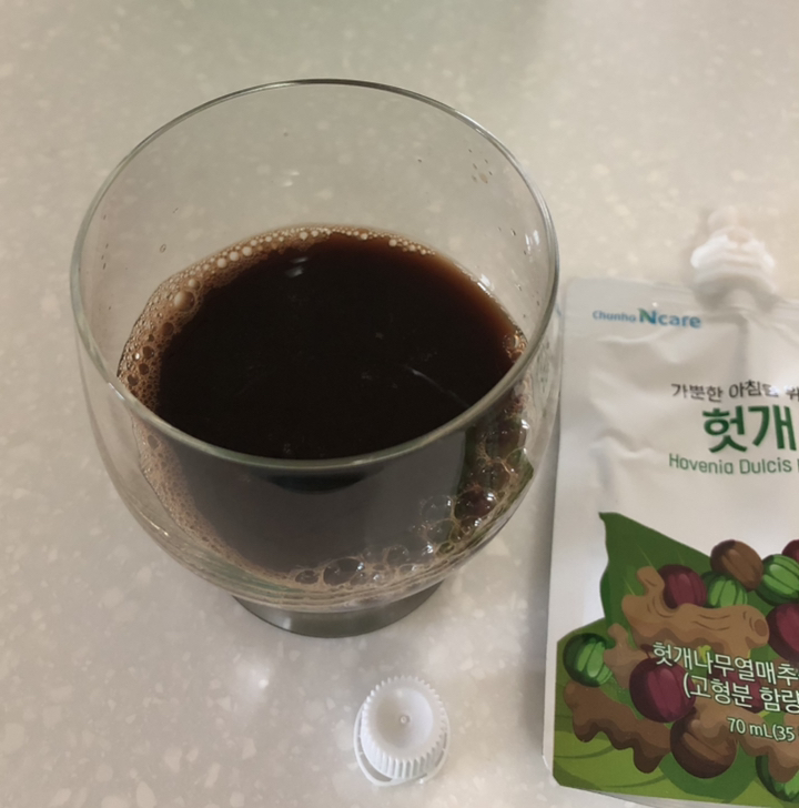 천엔케어 가뿐한 아침을 위한 헛개즙 리뷰 후기