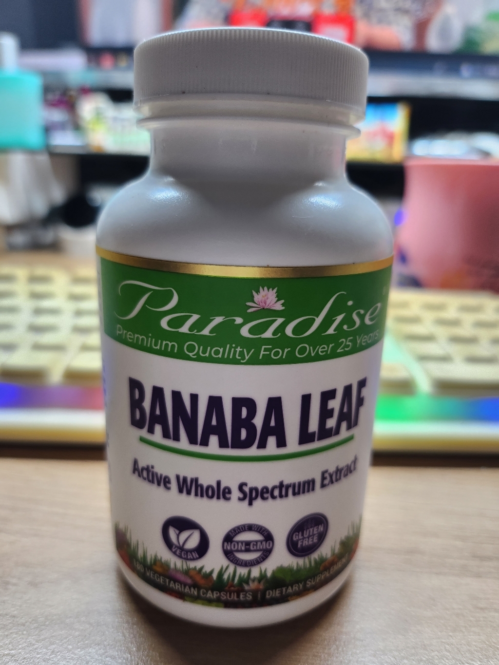 파라다이스 허브 aradise Herbs Banaba eaf 바나바 리프 잎 180캡슐