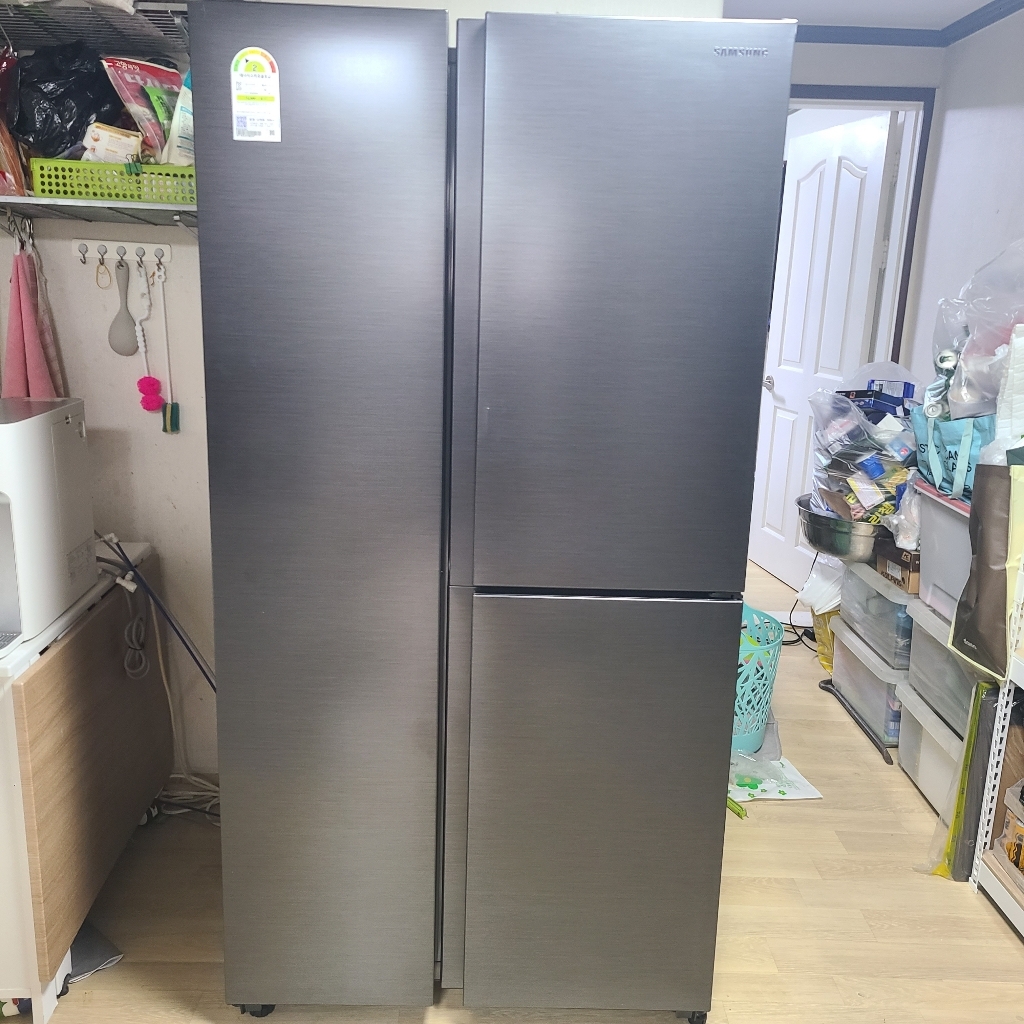 삼성전자 양문형 냉장고 3도어 RH62A504EB4 방문설치 리뷰 후기