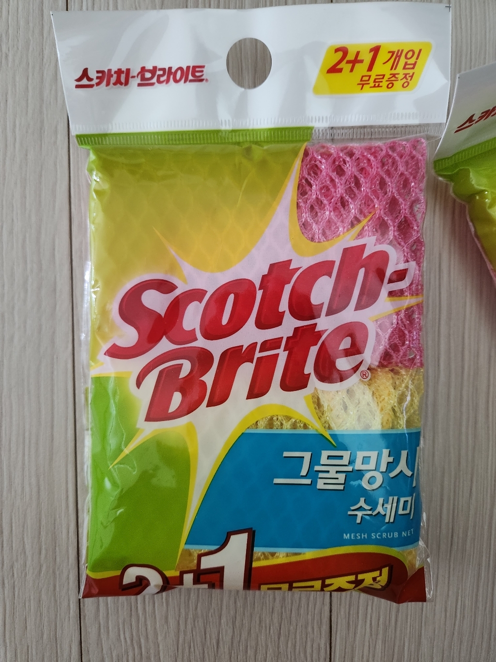 스카치브라이트 그물망사 수세미 N-900