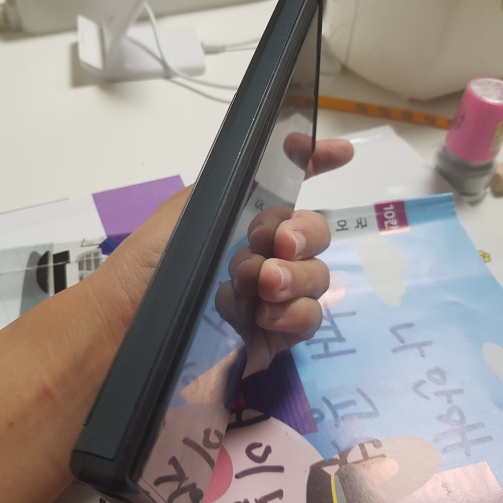 메오르 카드 2장 슬라이드 범퍼 휴대폰 케이스 에어 범퍼 투명 휴대폰 케이스