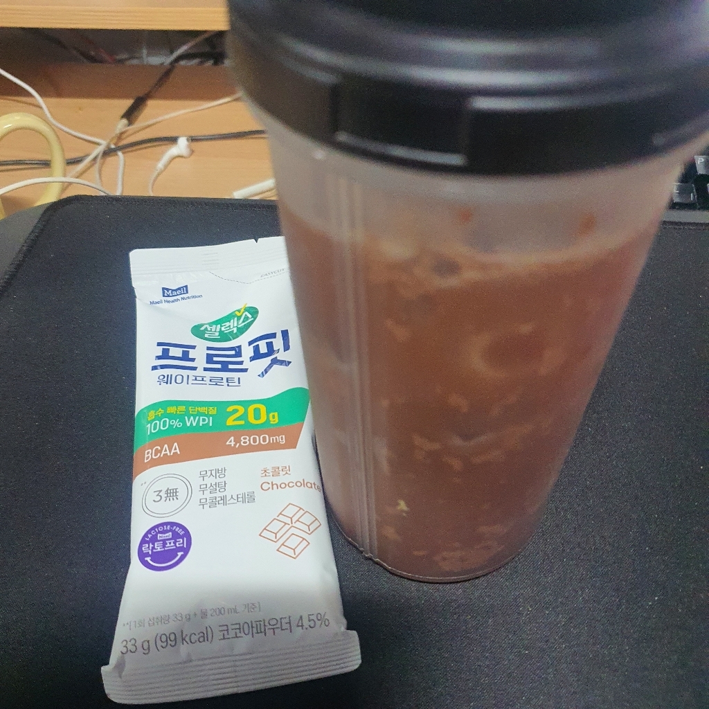 셀렉스 프로핏 웨이프로틴 파우더 초콜릿