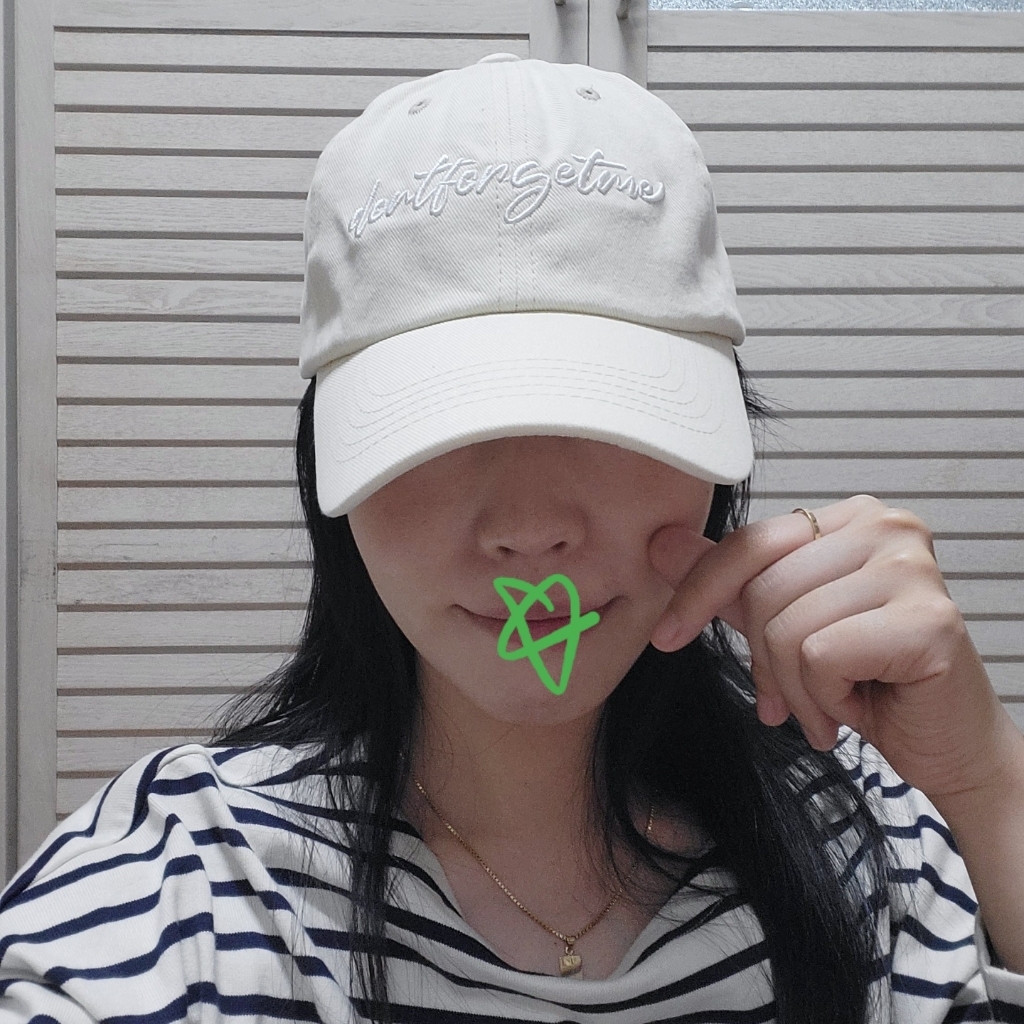 돈포겟미 DF SCRIT3 STRA 모자 쇼핑백