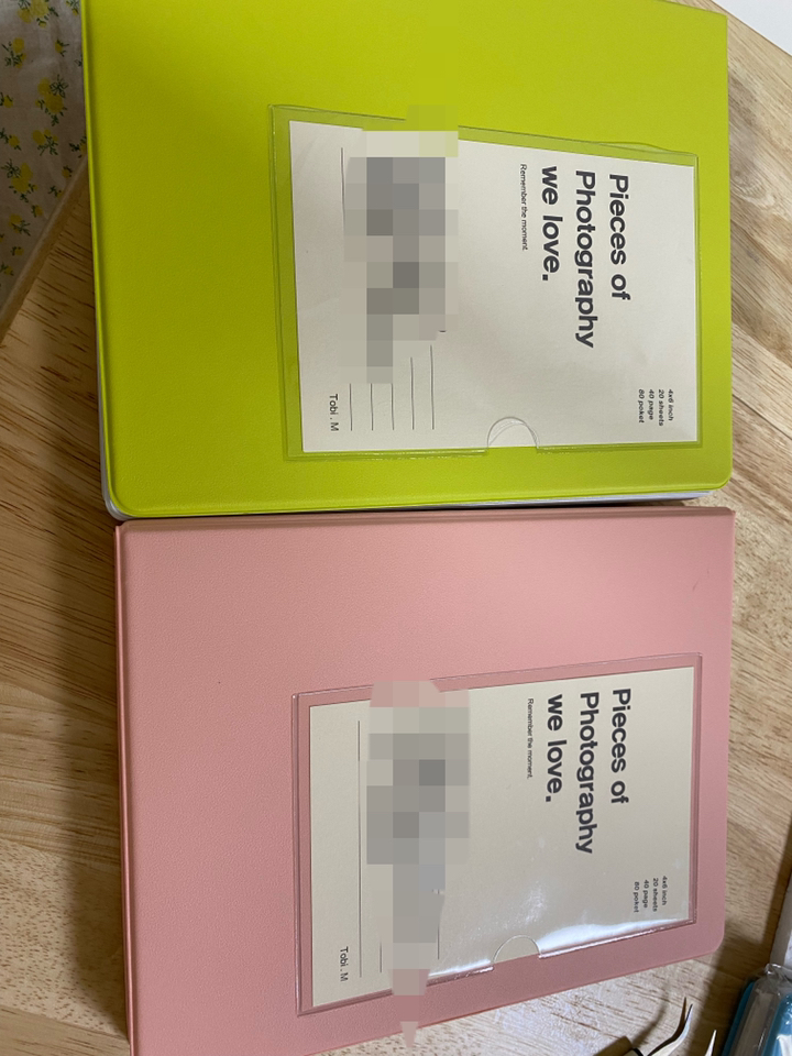 토비앨범 포켓앨범 4x6 백지