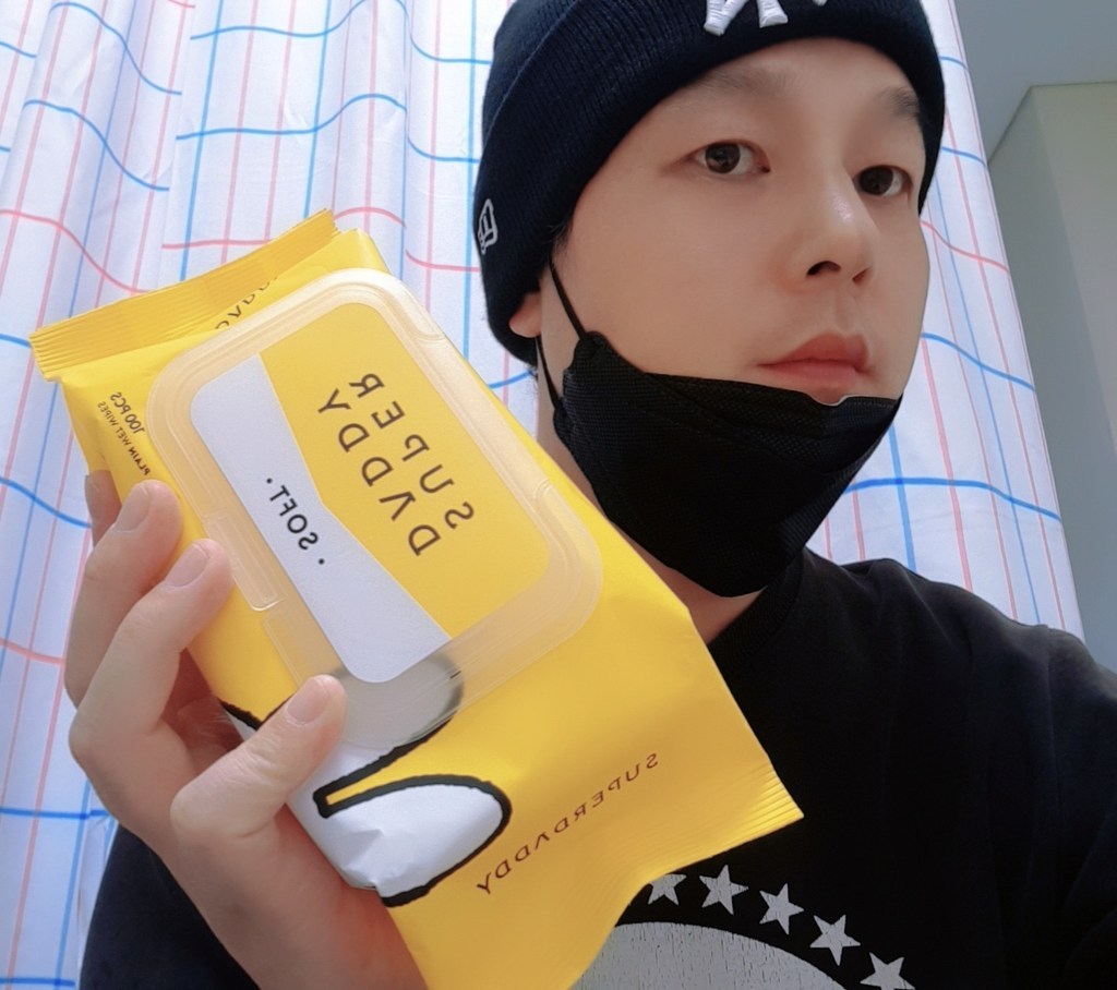 슈퍼대디 소프트 유아물티슈 캡형