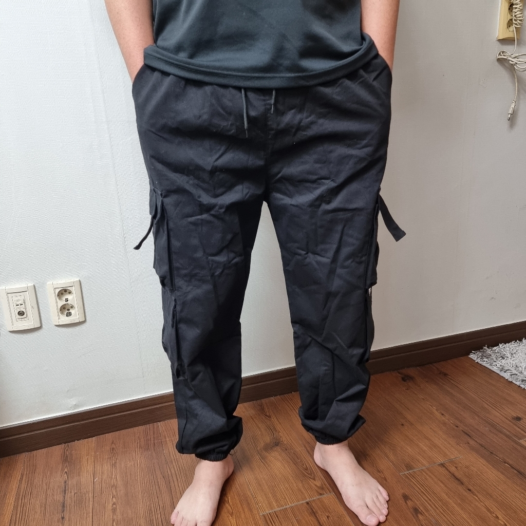 포고티 트렌디 카고 조거 팬츠