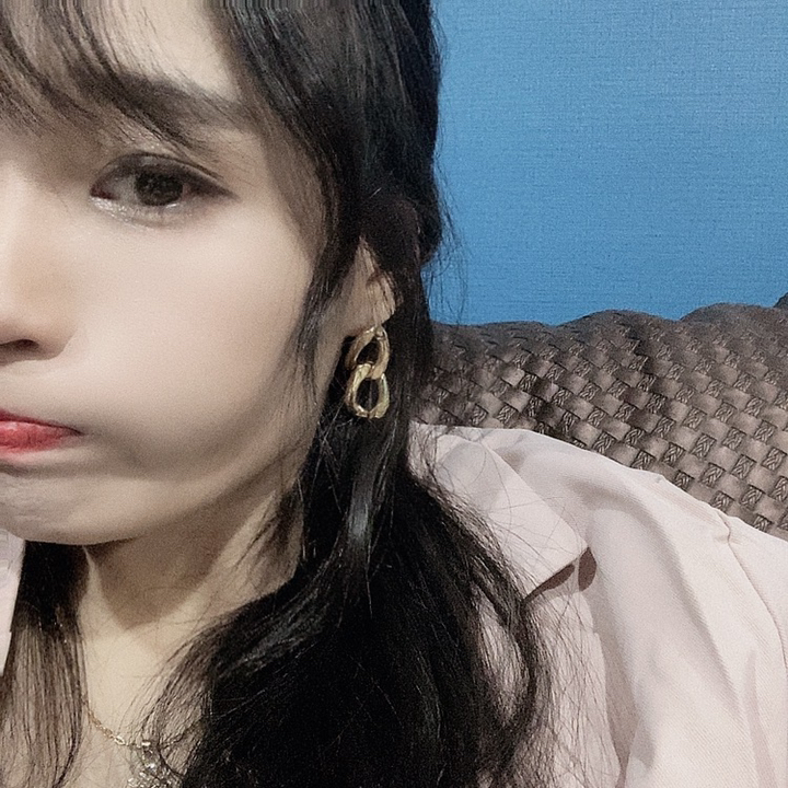 OODN 루시 볼드 사슬 링 드롭귀걸이