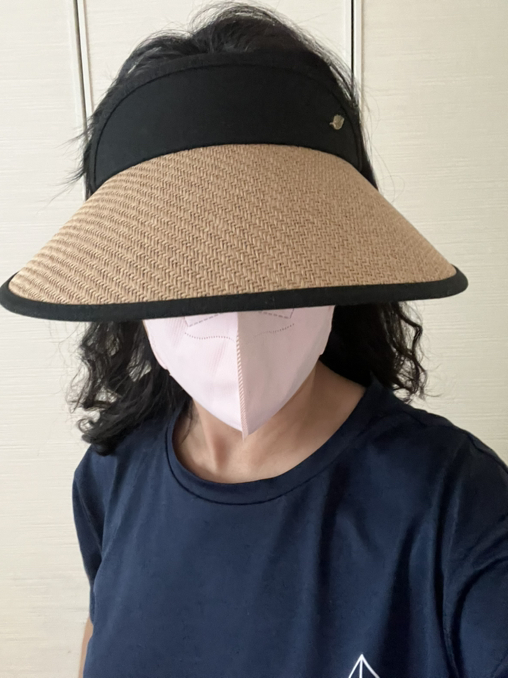미미샵 나뭇잎 썬캡 2개