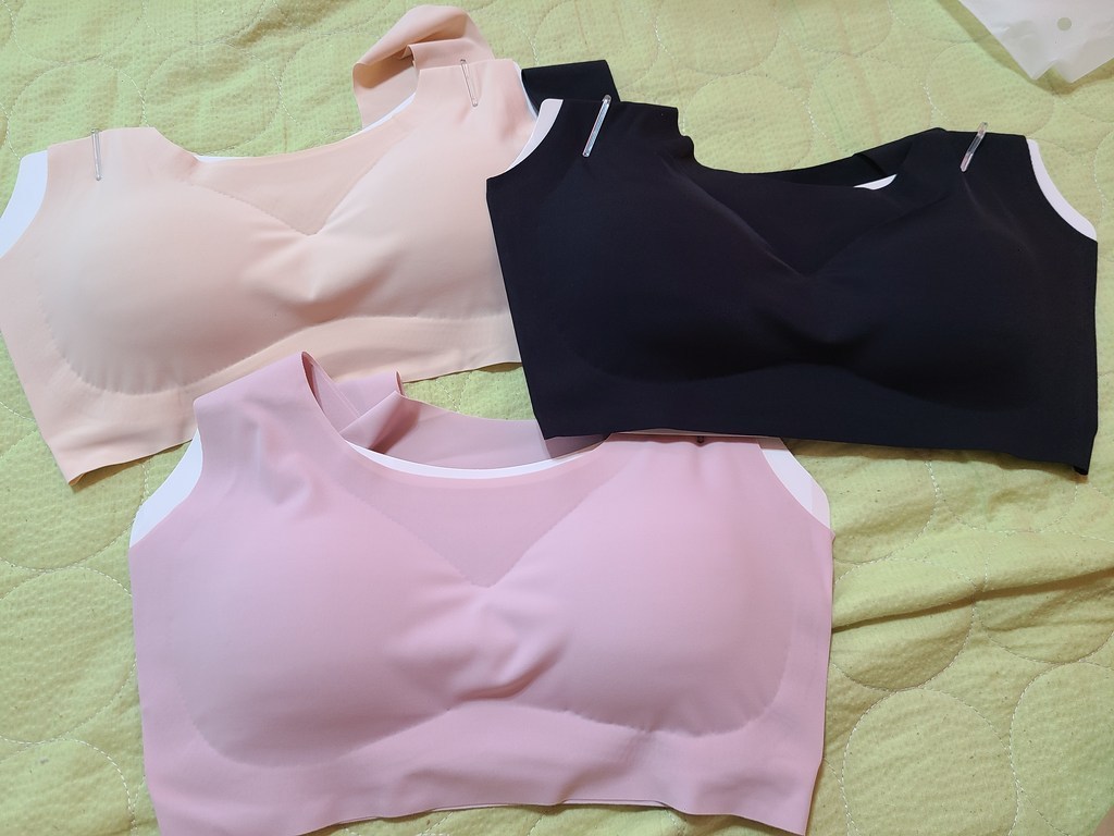 말랑마쥬 심리스 노라인 누디 브라탑