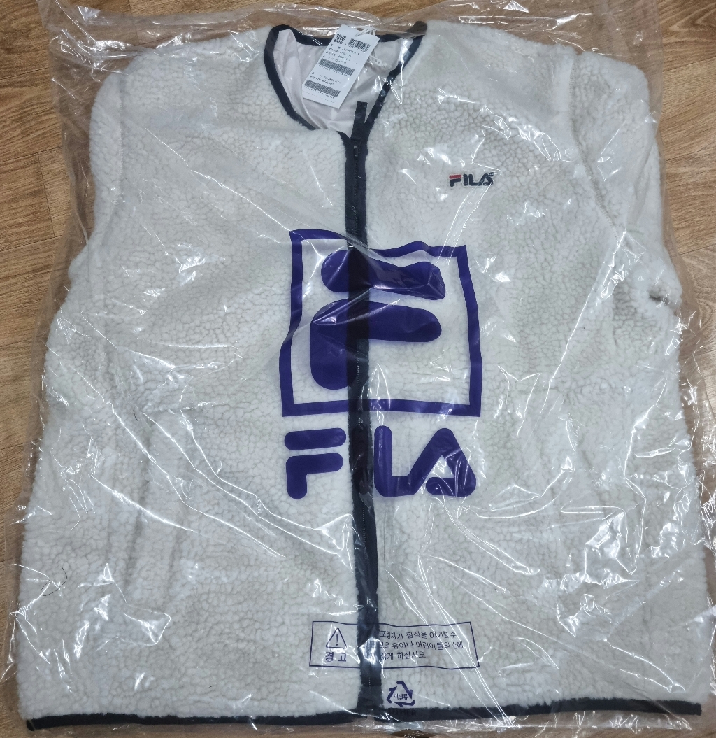 휠라 브이넥 플리스 자켓 FE2JKD6111X