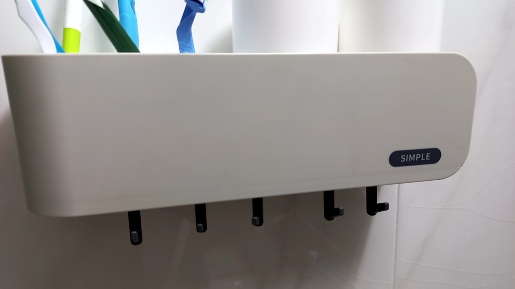 생활공식 강력접착 칫솔걸이