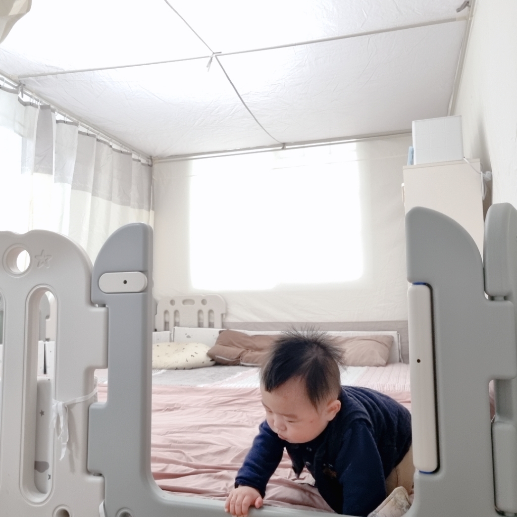 알뜨리 소프트 사각 커튼형 난방 텐트  커튼  투라인 프레임