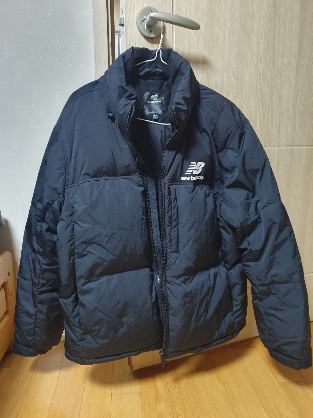 뉴발란스 유니 액티브 숏 구스 다운 자켓