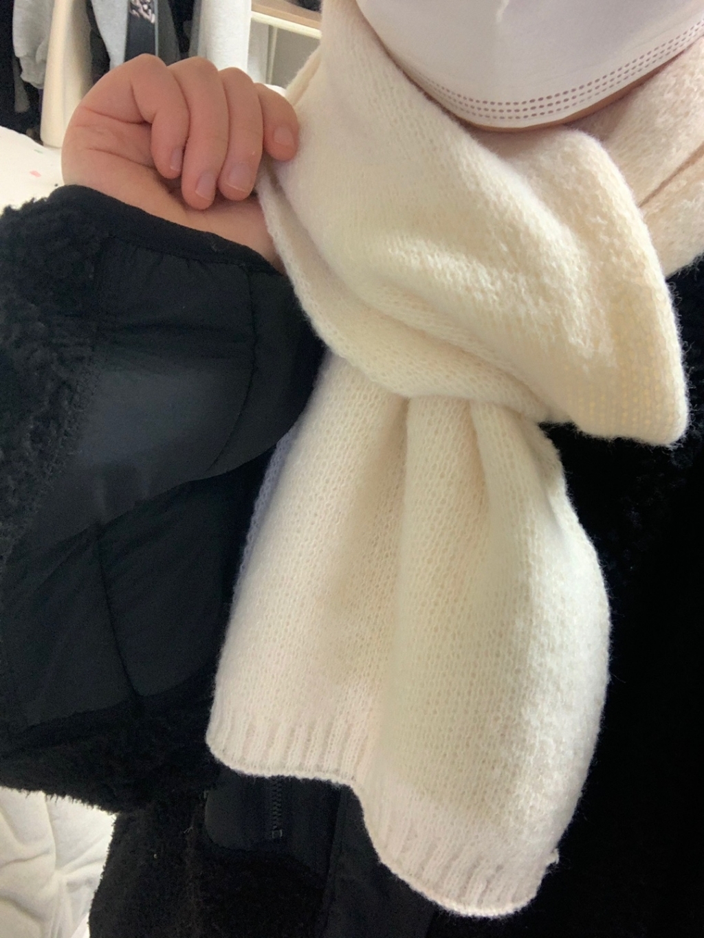 영바영 심플 포근한 니트 감성 머플러