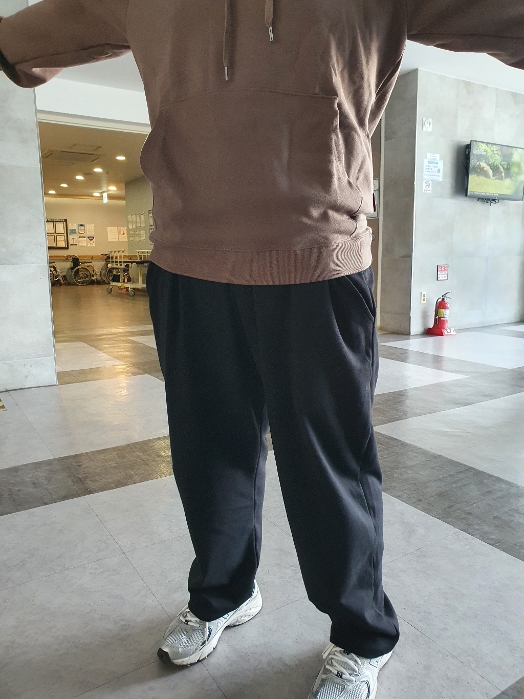 크램프 루즈핏 벌룬 바지