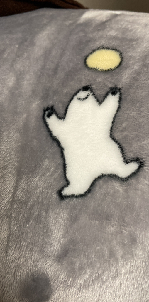 바자르 북극곰 통통베어 극세사 담요