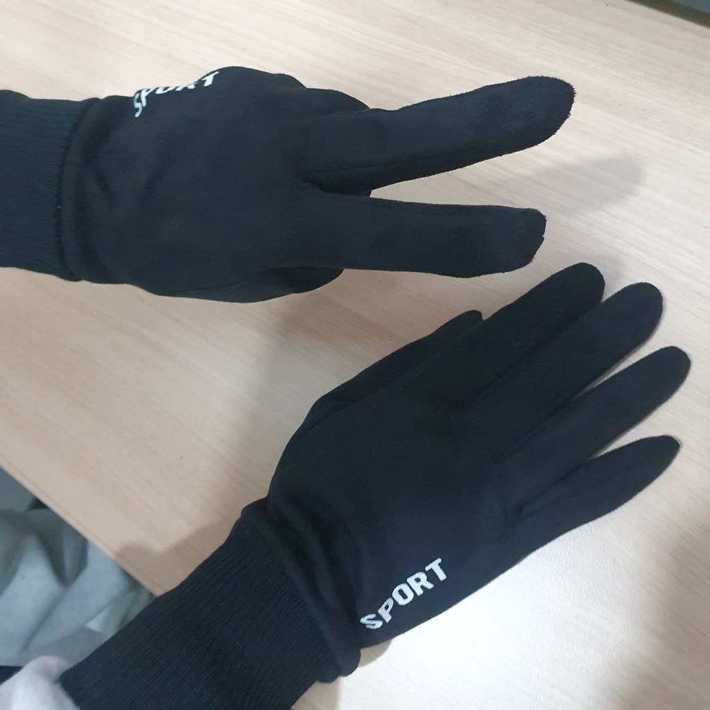 스윙어패럴 기모 스마트터치 스웨이드 장갑
