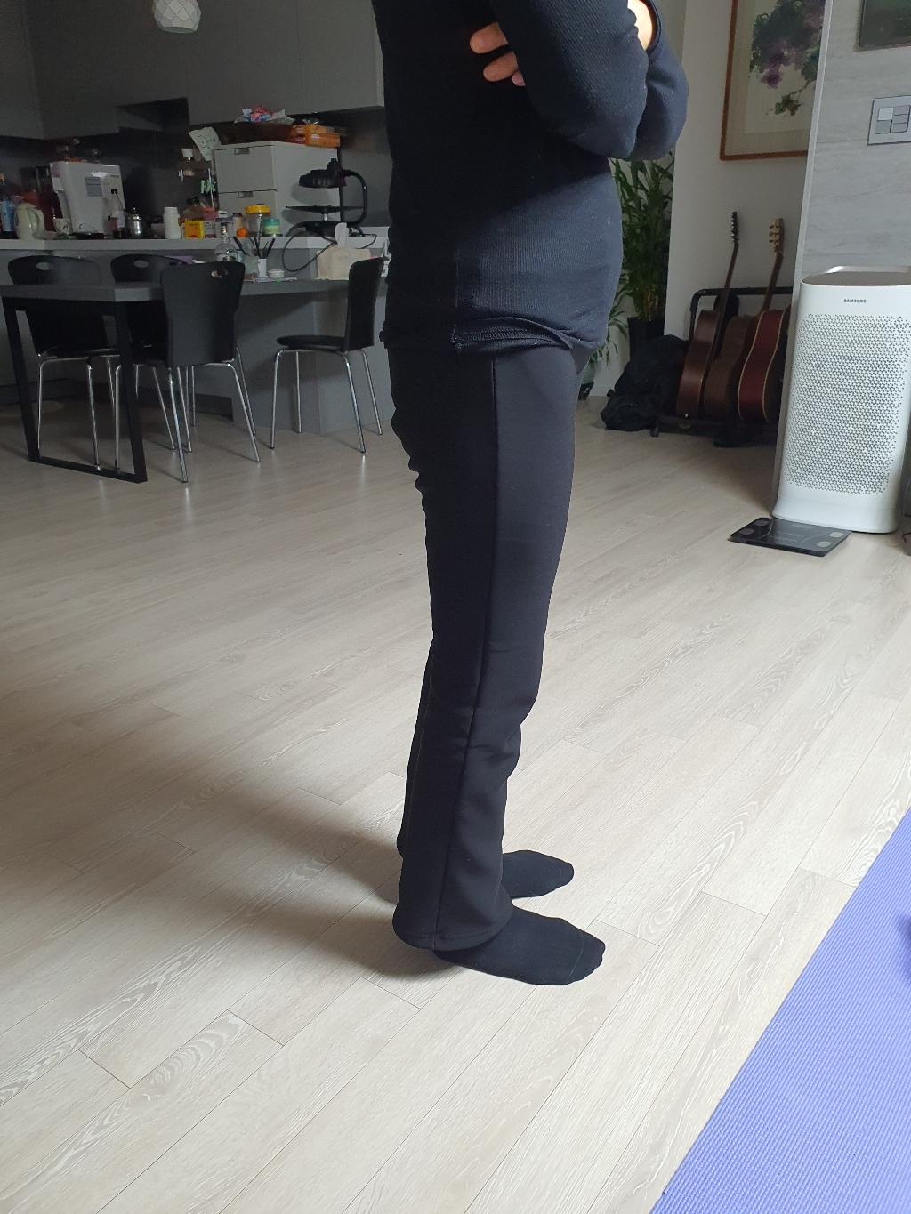 [] 봄가을_C여성나팔바지D 여자 여성 부츠컷 슬랙스 나팔바지 슬림핏 세미와이드 밴딩바지 여자바지