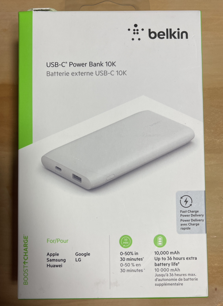 벨킨 부스트업 D충전 보조배터리 Ah USB C타입 C타입 케이블