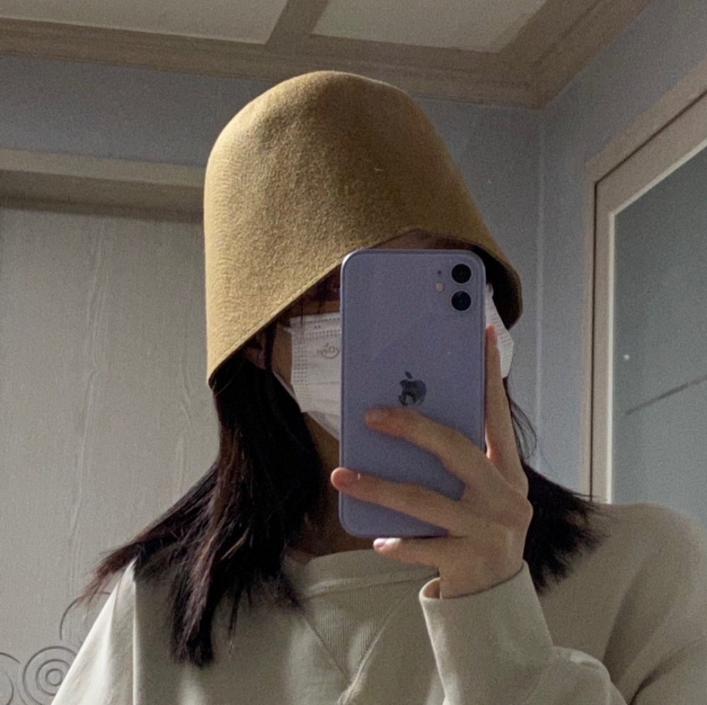 우드피카 에그 라운드 버킷햇 벙거지 6컬러