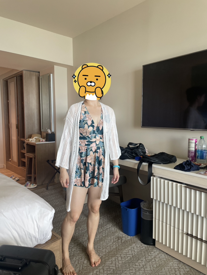 헤링본 여성용 폴링커버 비치웨어 SE135 리뷰 후기