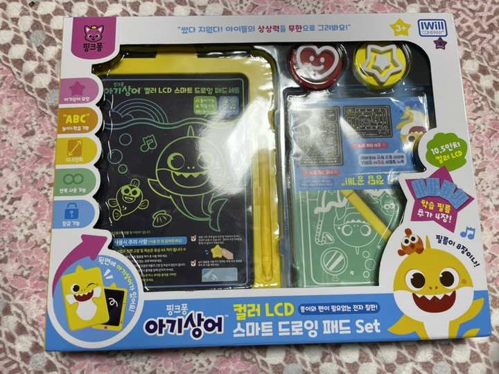 아이윌 아기상어컬러 CD 스마트 드로잉패드