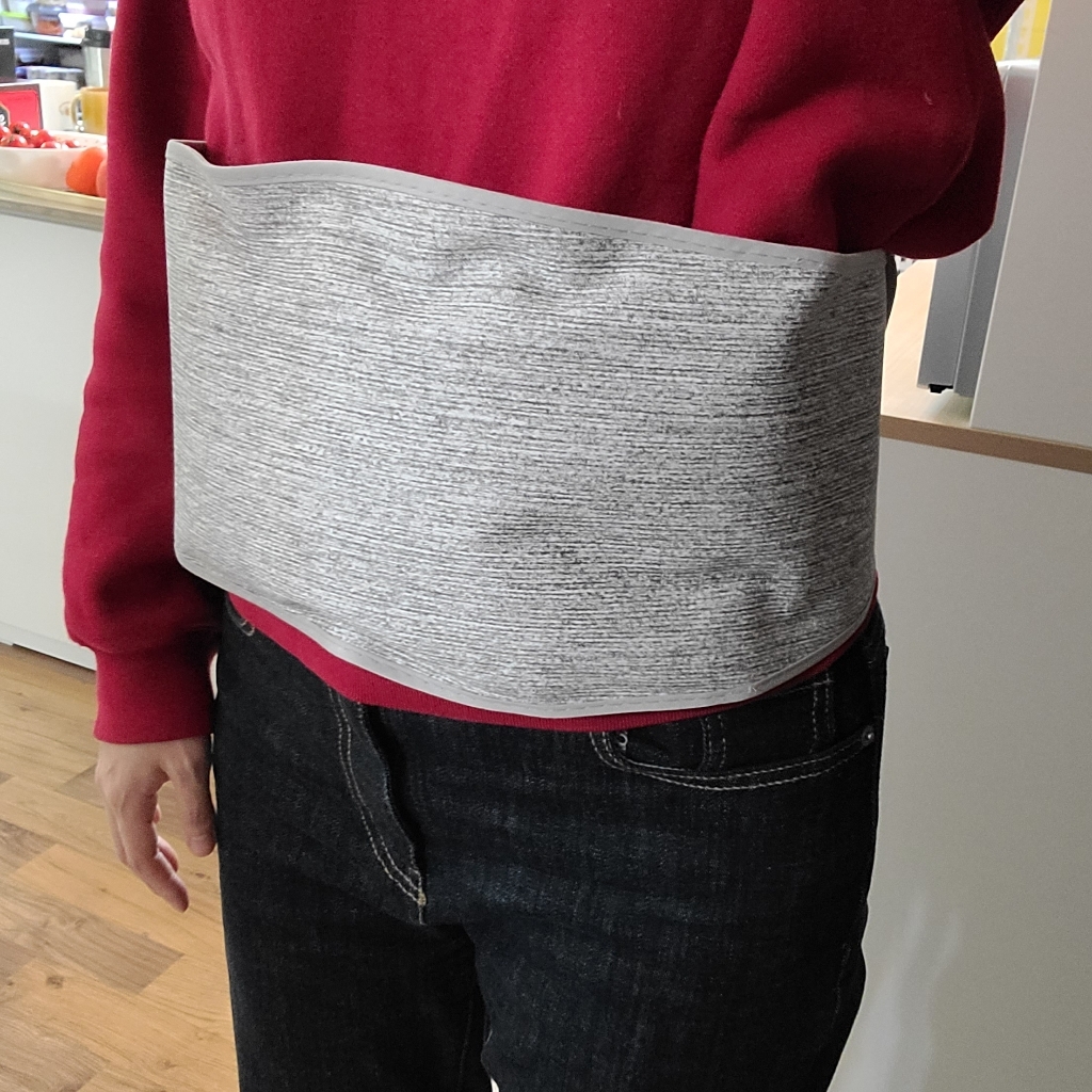 제스파 데일리 힐링 찜질 허리형 Z 그레이