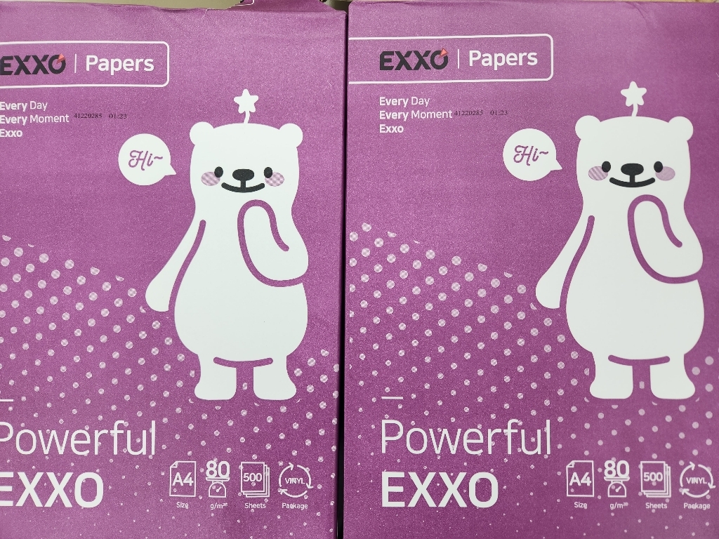 엑소 큐트베어 복사용지