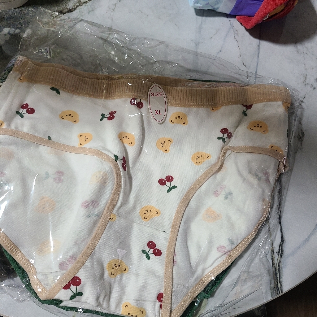 5장세트 곰돌이 여성 삼각팬티 머리끈50개증정